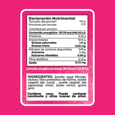 Frozen Boutique Paletas Aciditas Sandía Caja 5 Pack 275 g